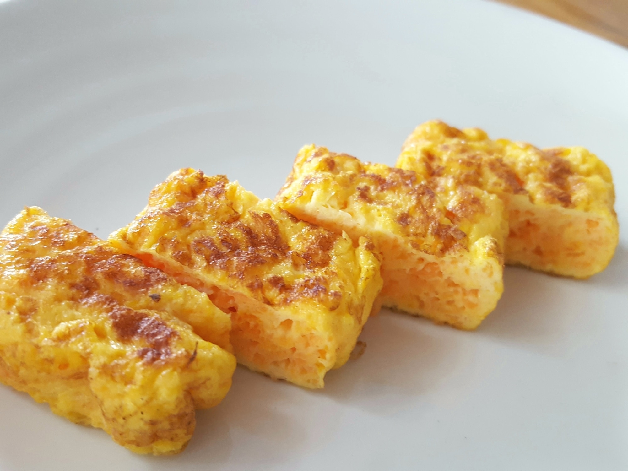 離乳食後期 人参の玉子焼き レシピ 作り方 By 農家の嫁 楽天レシピ