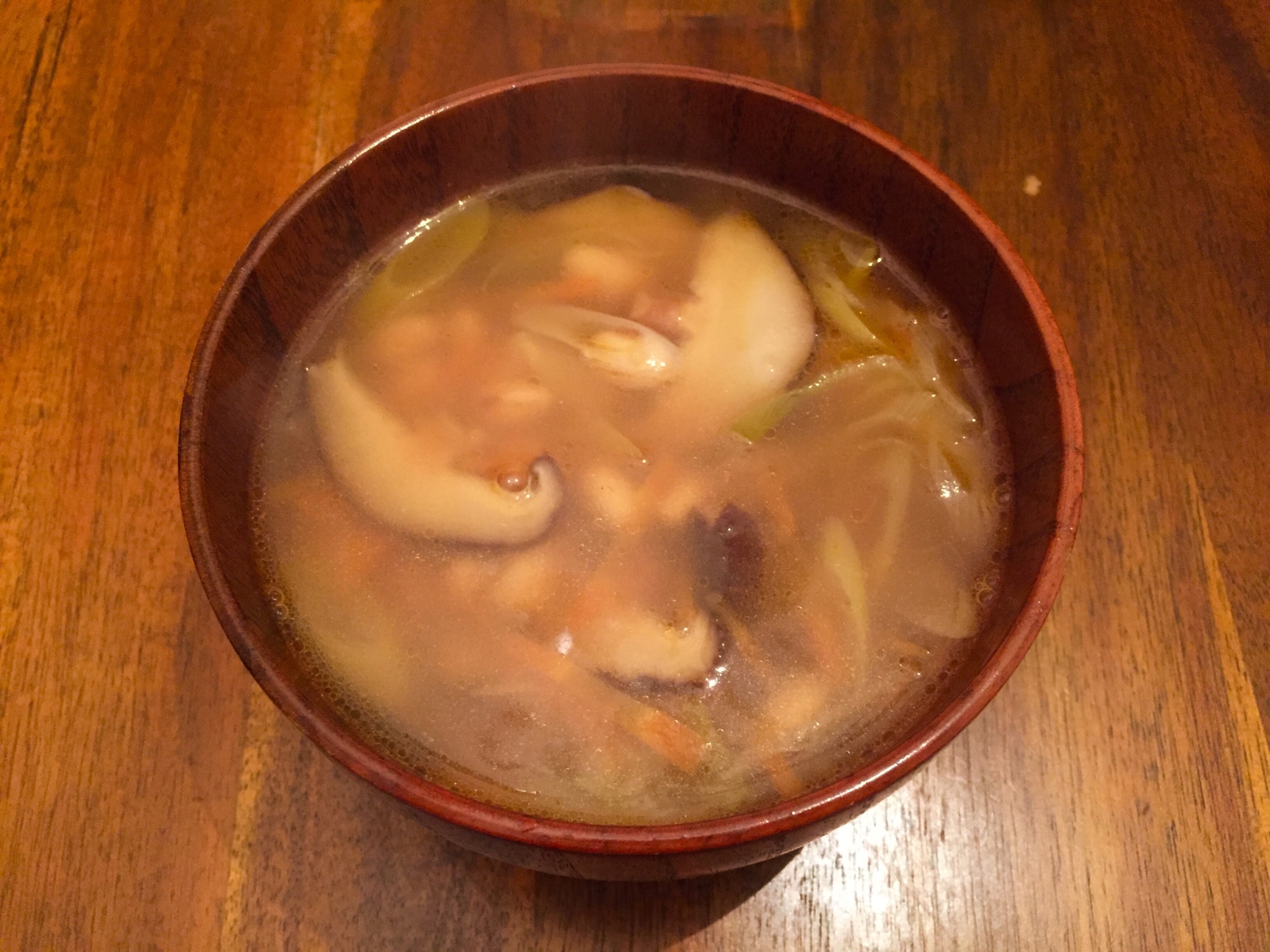 大豆と香味野菜のスープ