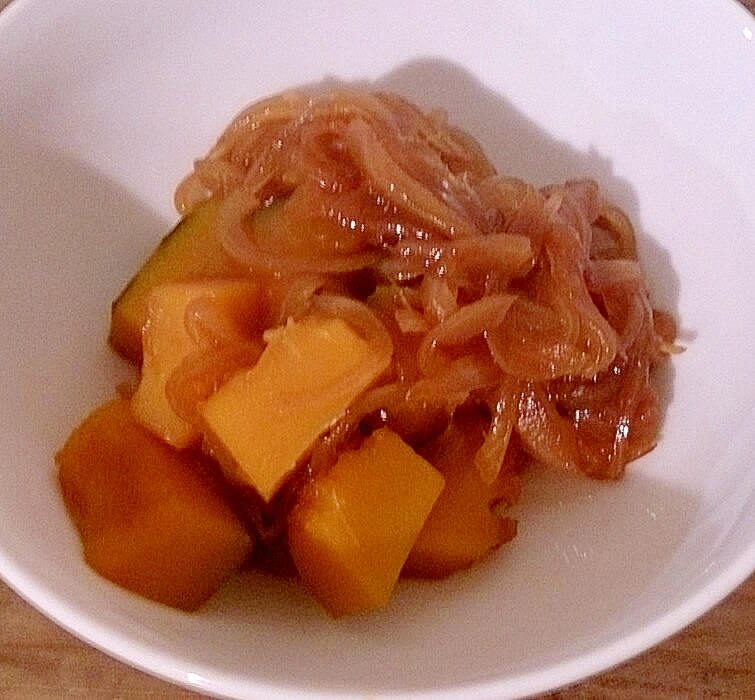 かぼちゃと玉葱 かぼちゃと玉ねぎの蒸し煮 レシピ・作り方 by k2541585478