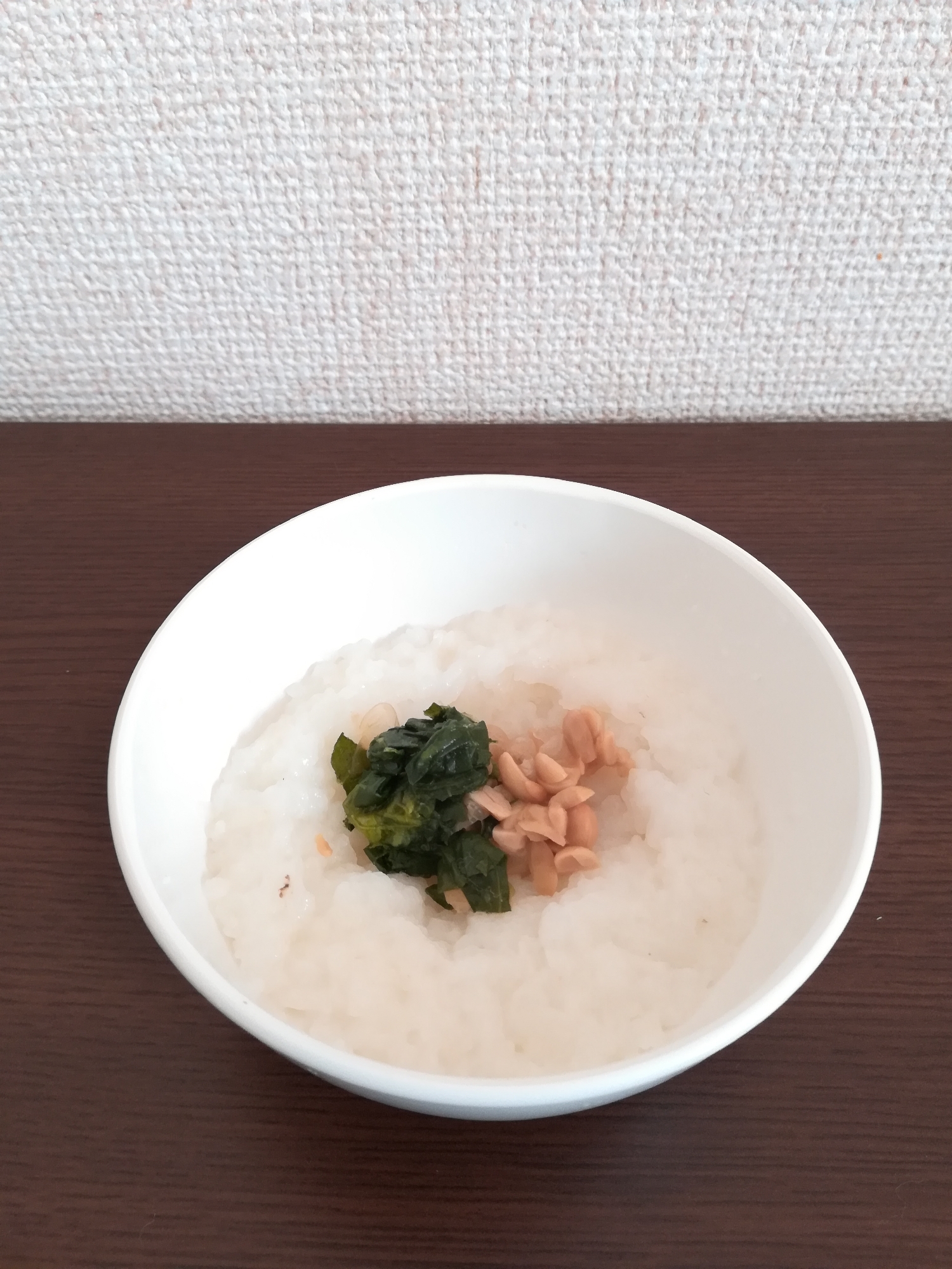 離乳食★納豆と小松菜の昆布粥