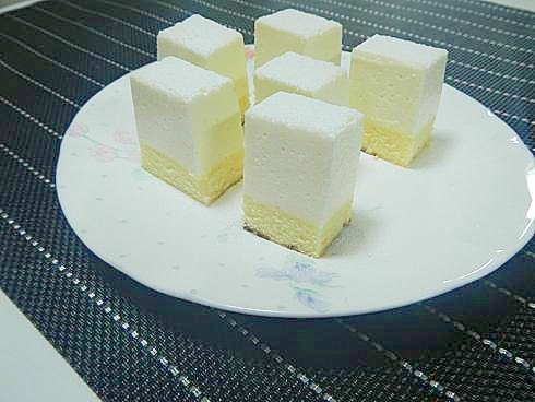 生クリームなし♪レアチーズケーキ