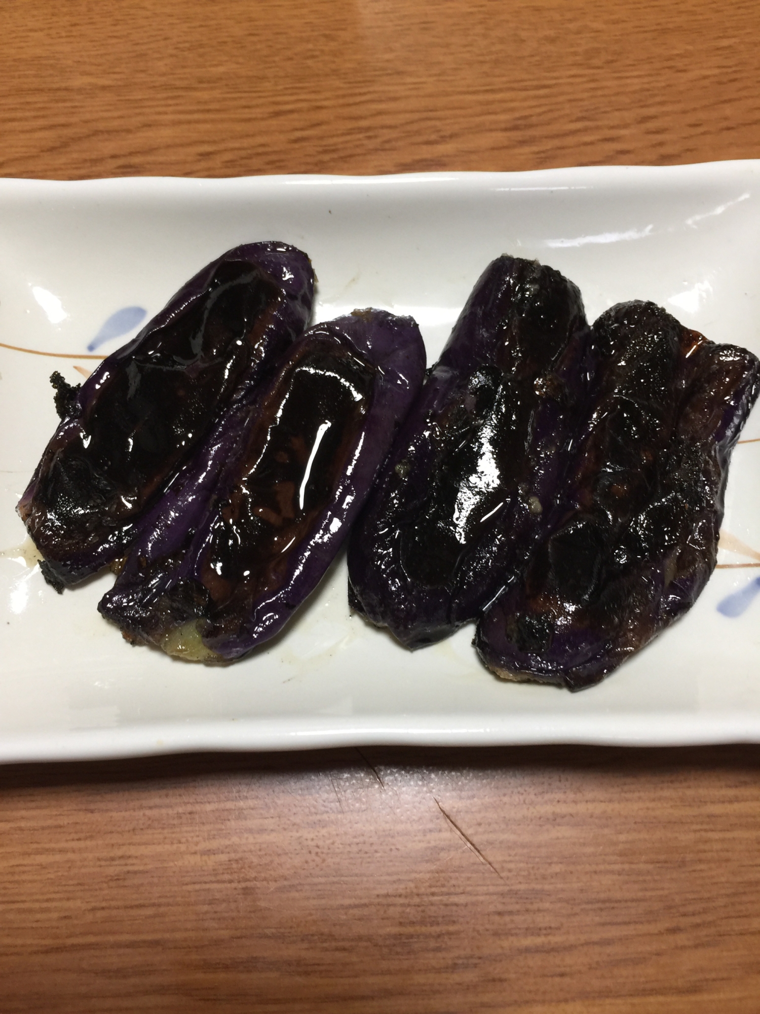 カリッ 、トロッ なすの蒲焼き