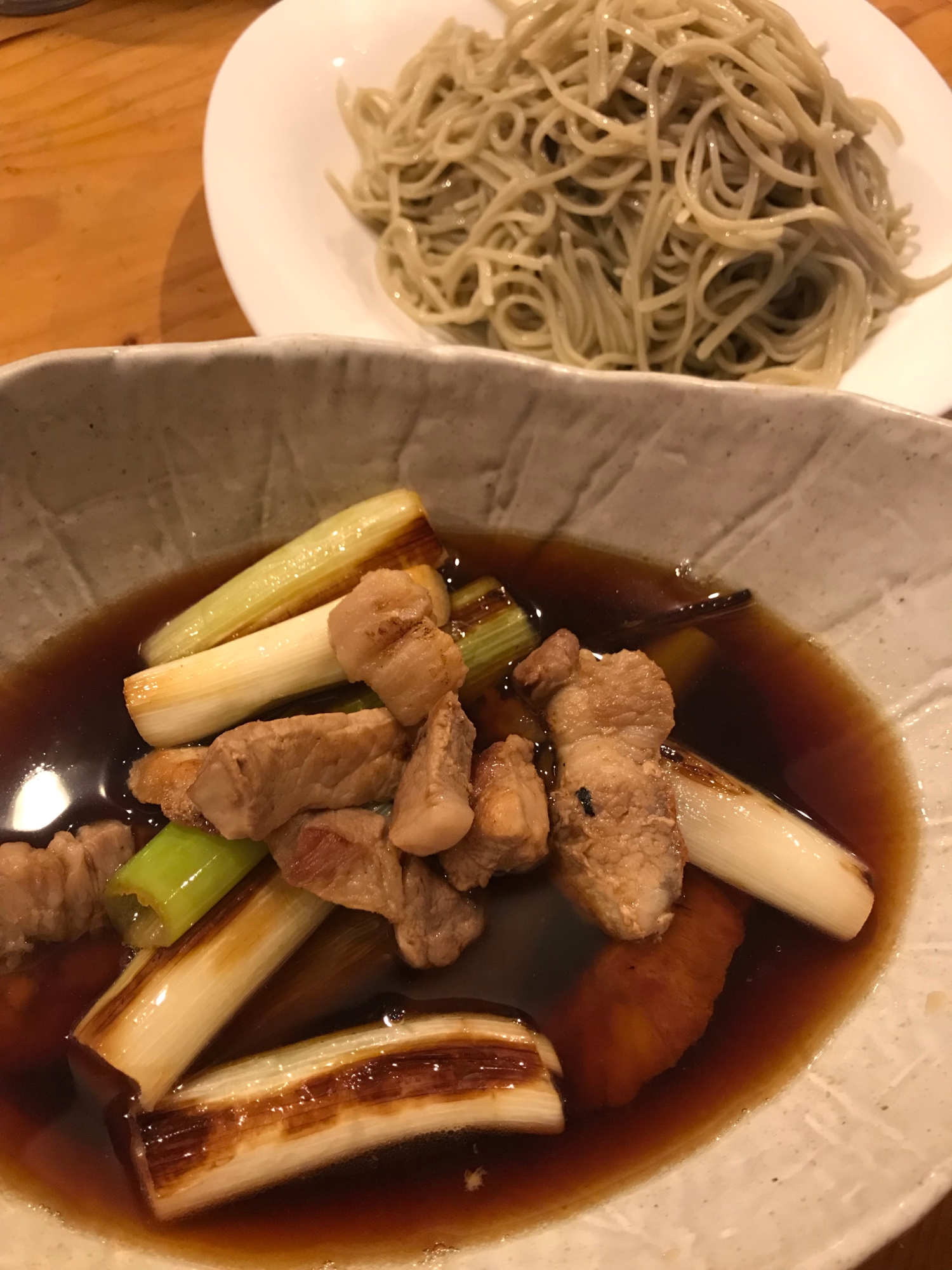 豚ネギつけ蕎麦