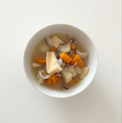 根菜きのこお味噌汁ෆ˚*