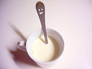 ごぼう茶のミルクティー