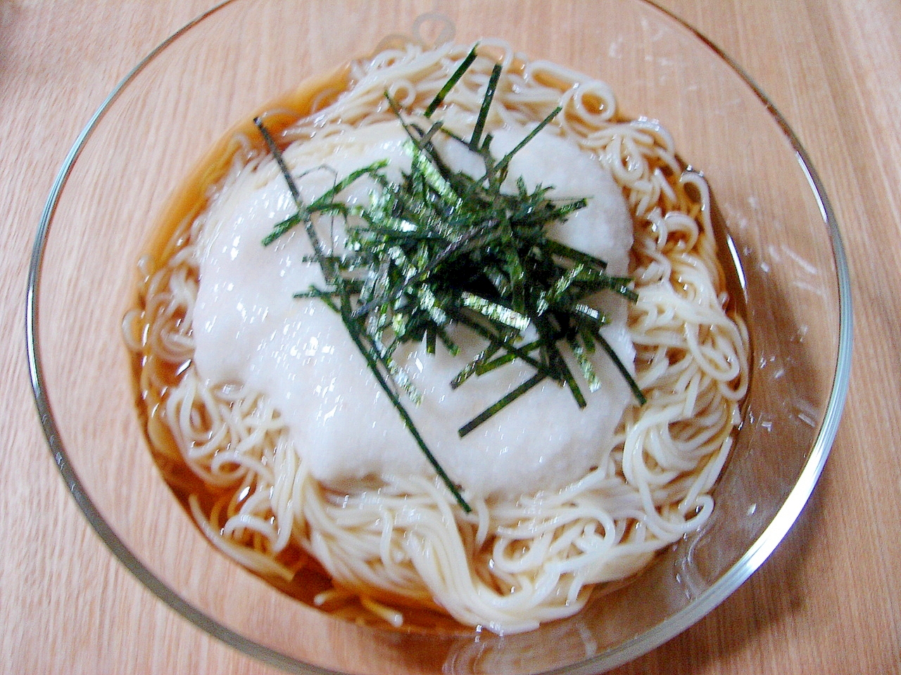 冷やしとろろ素麺