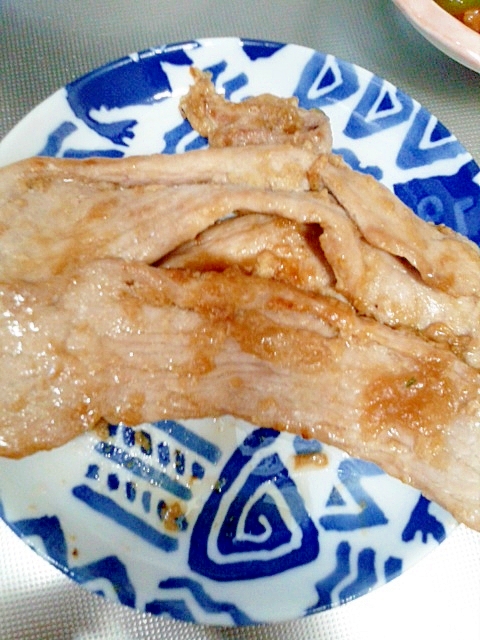 豚ロースの生姜焼き