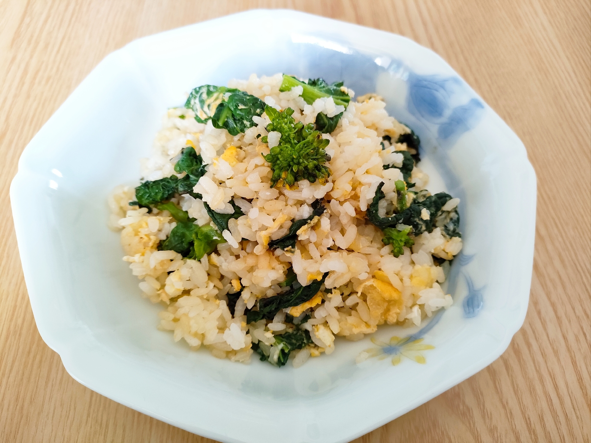 菜の花と卵の炒飯