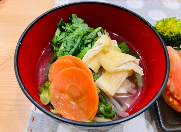 お腹に優しい。栄養湯豆腐