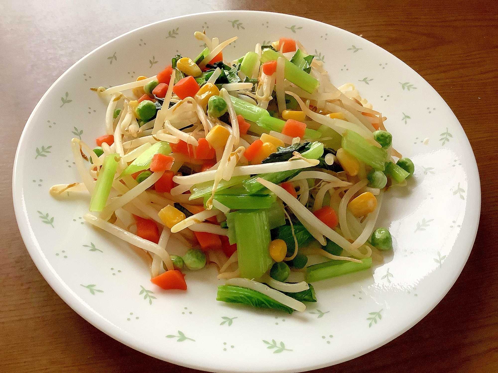 ミックスベジタブルの野菜炒め