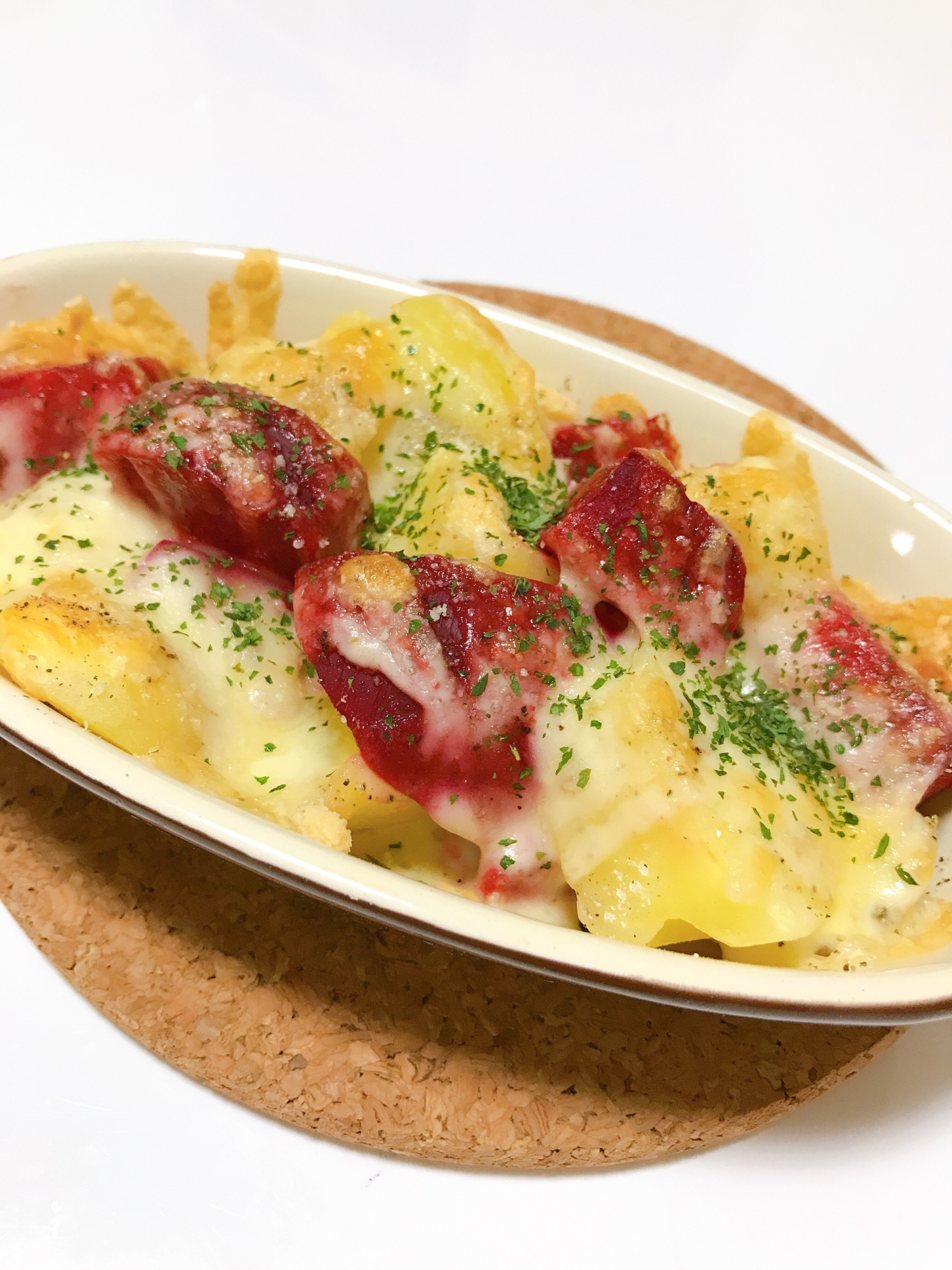 甘くてホクホク！ビーツとじゃがいものチーズ焼き
