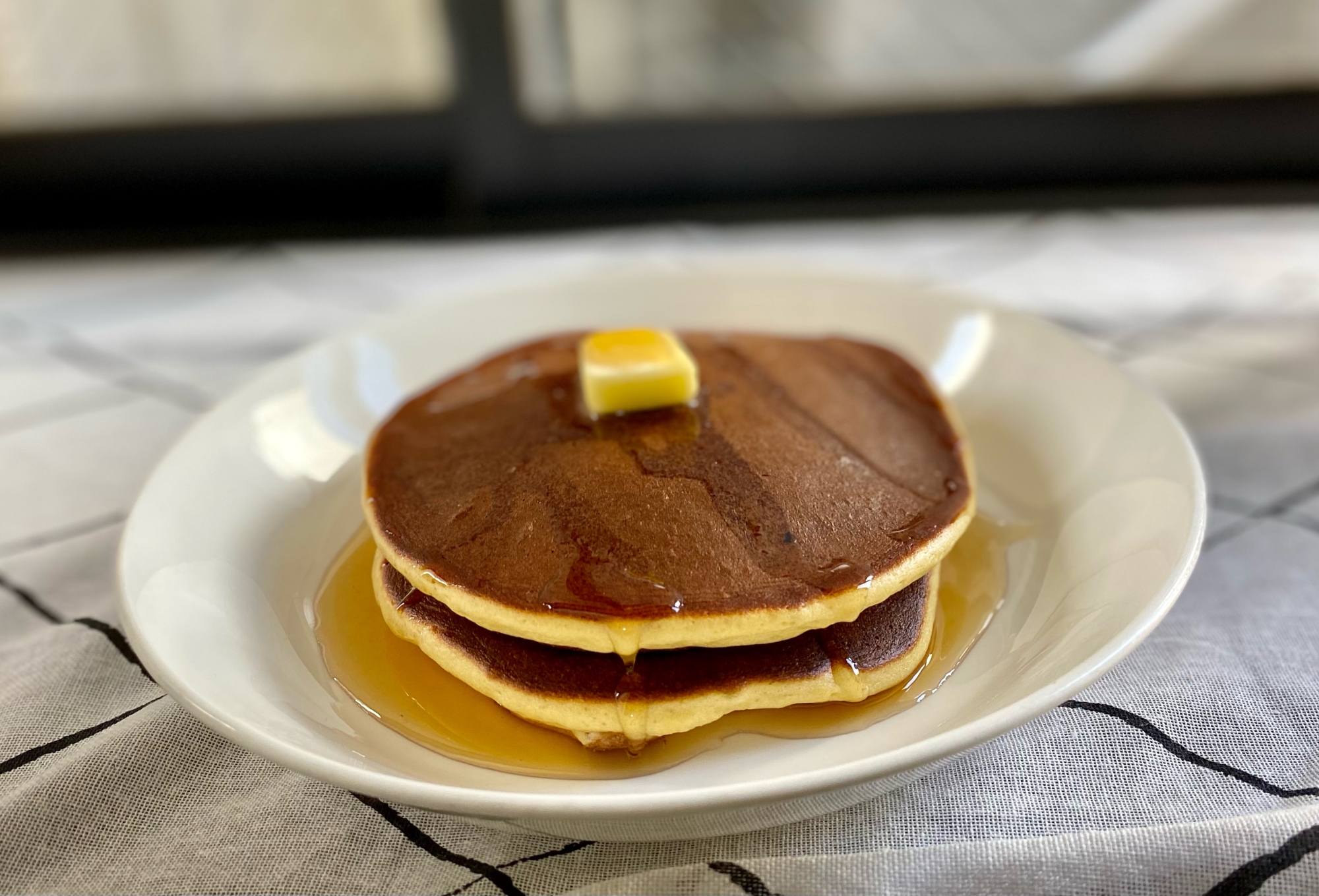 メレンゲ作るひと手間、ふわもちプロテインパンケーキ