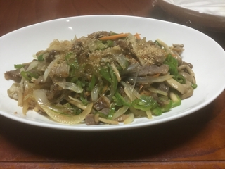 牛肉と春雨に野菜たっぷりチャプチェ☆