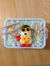 キャラ弁 空飛ぶスヌーピーのお弁当 レシピ 作り方 By Cherry05 楽天レシピ