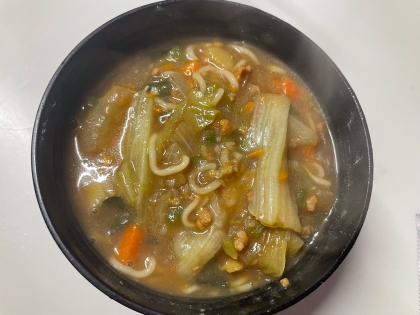 麺つゆでカレーラーメン