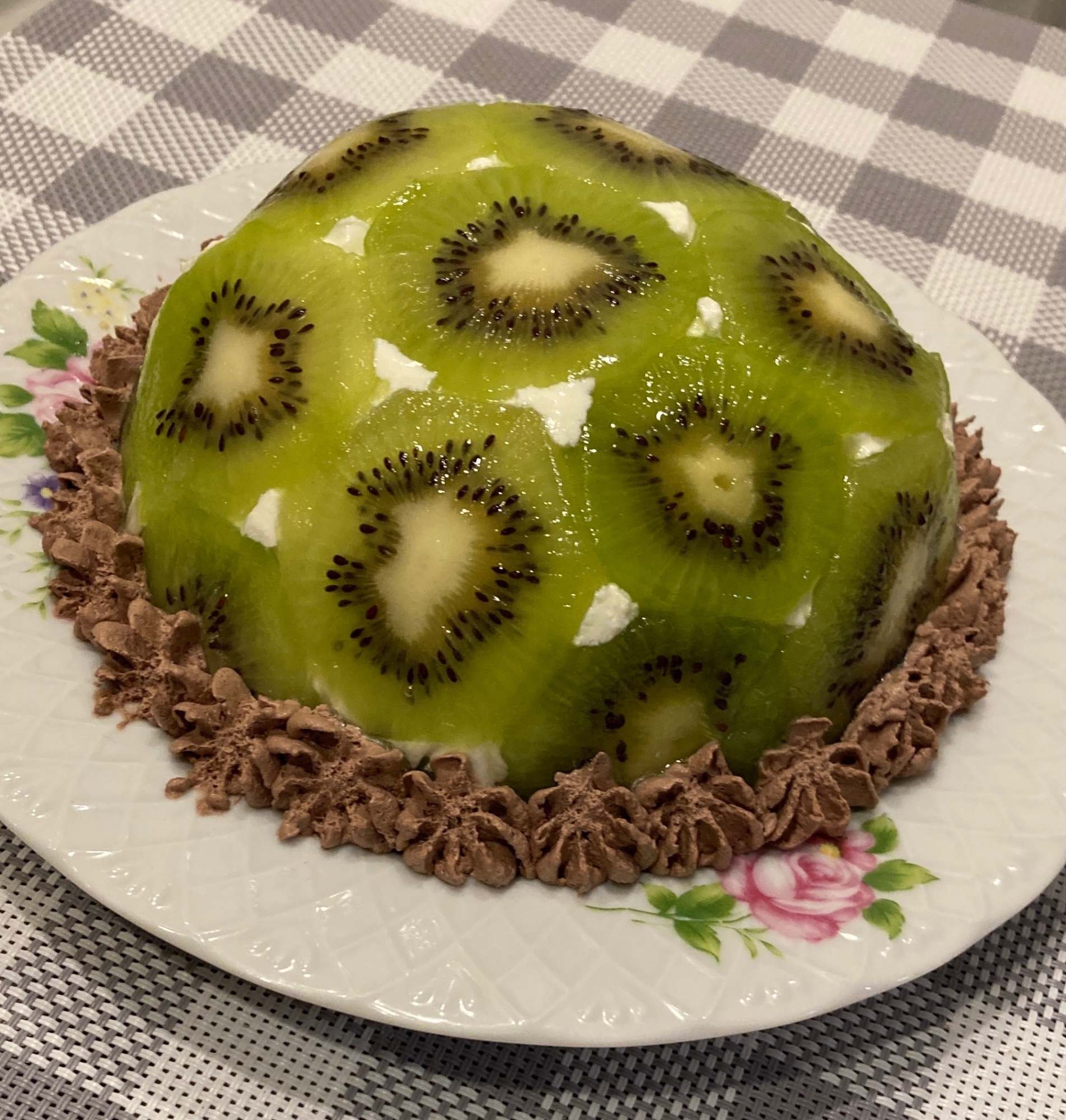 クリスマスに☆キウイのドームケーキ♪