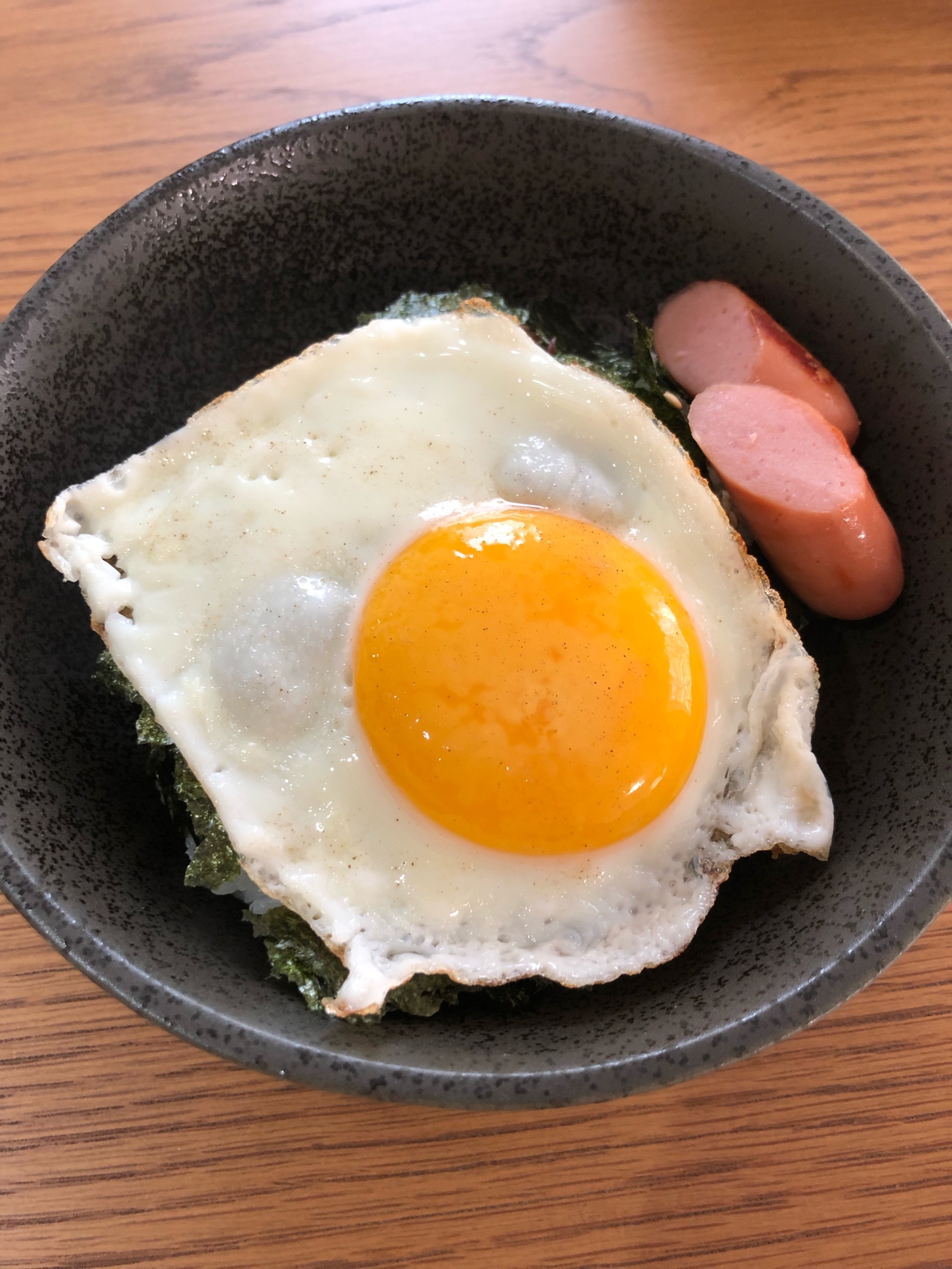 のり弁風朝食♬