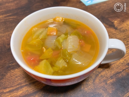 カラダぽかぽか★白菜のジンジャーコンソメスープ