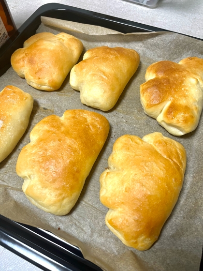 クリームパン＆チョコクリームパン