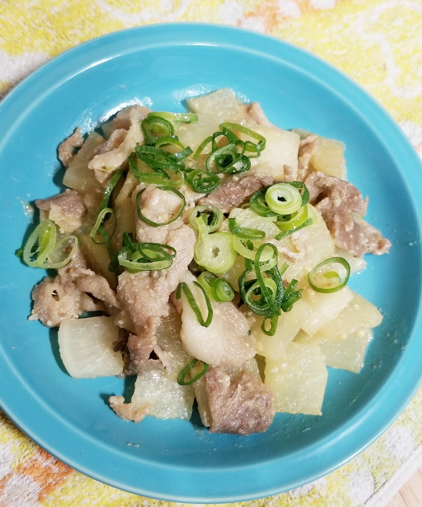 豚肉と大根の味噌炒め