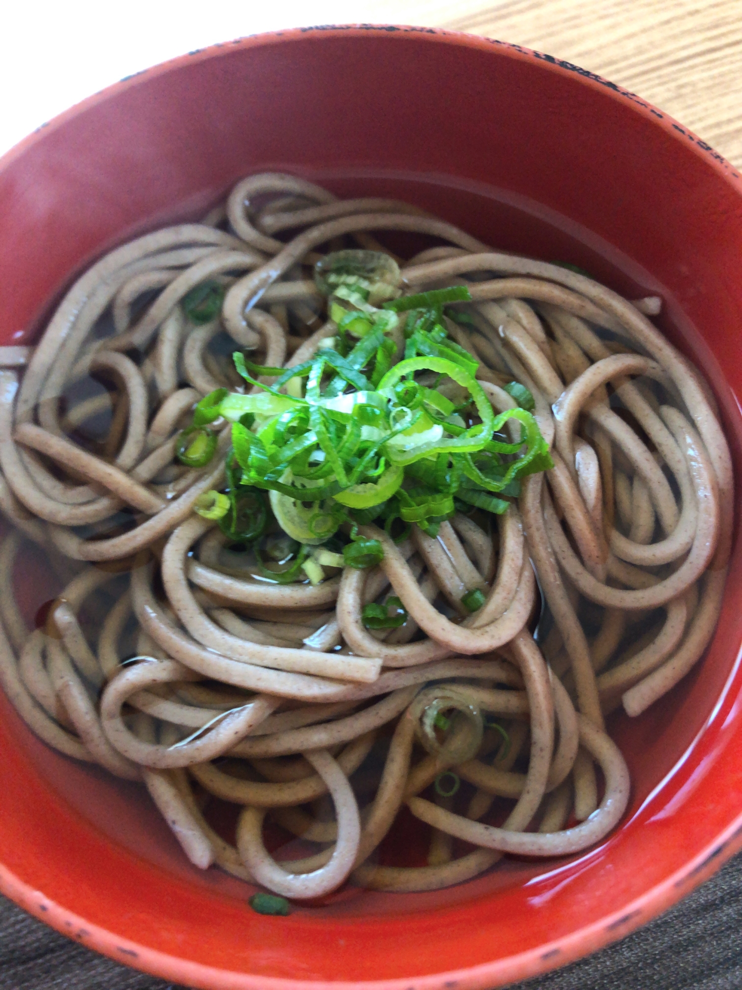 昆布だしのぶっかけ蕎麦