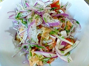 レッドオニオンのイタリアンサラダ レシピ・作り方 by tsuyopo6601