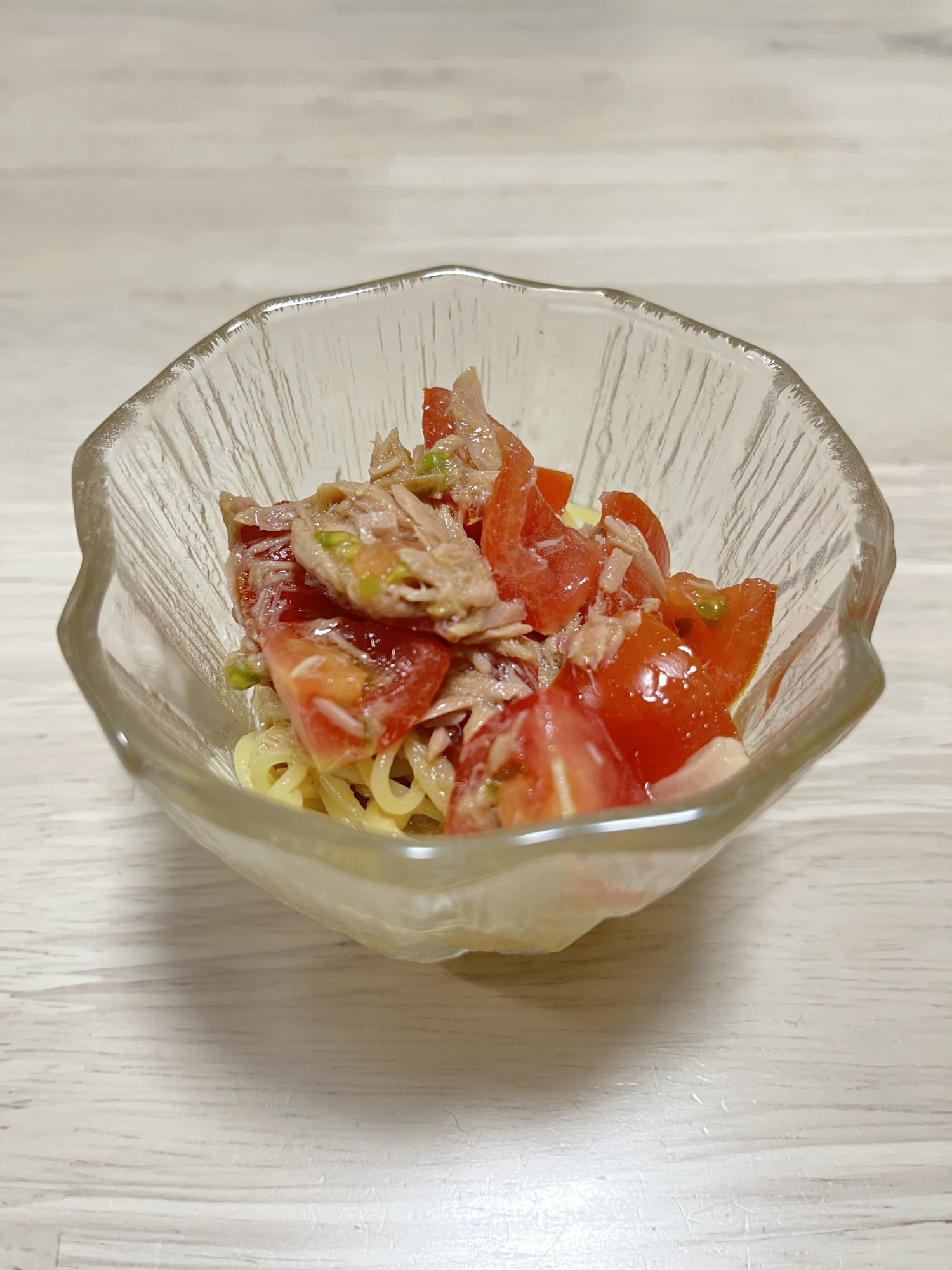 サラスパで簡単！冷製トマトカッペリーニ