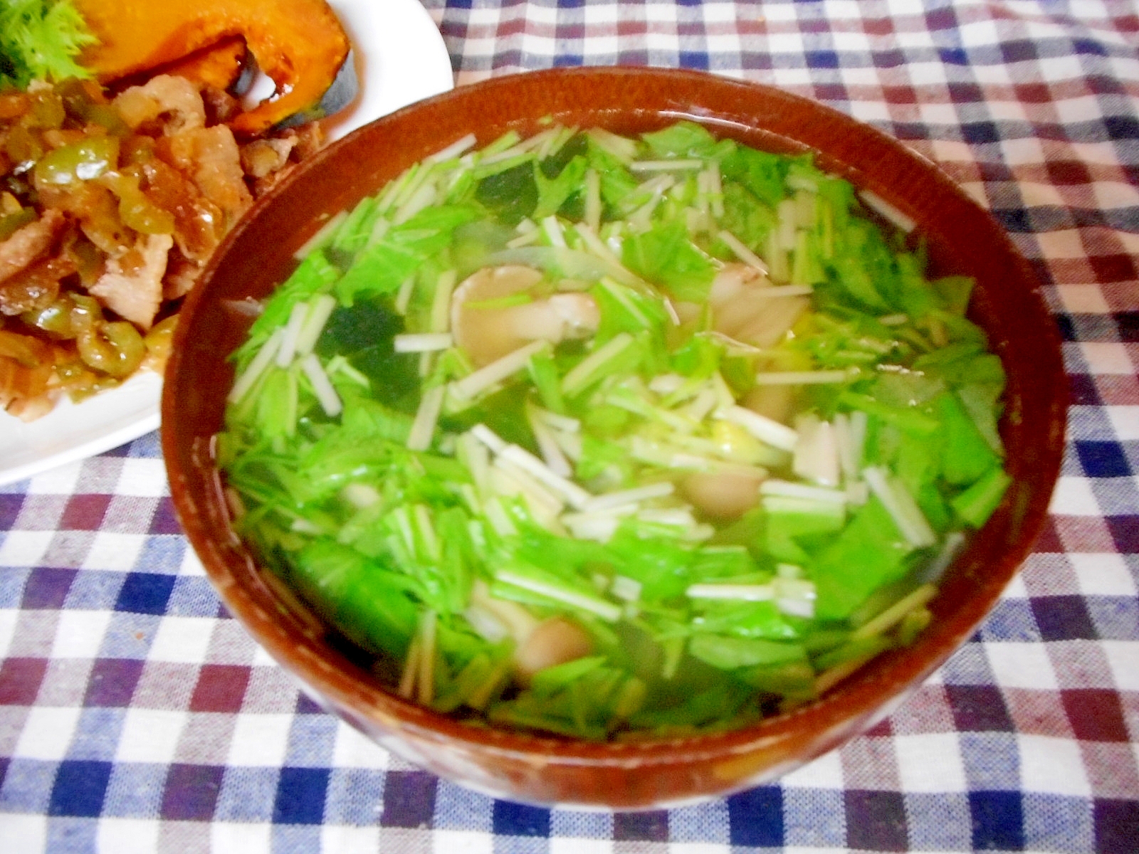 水菜のスープ