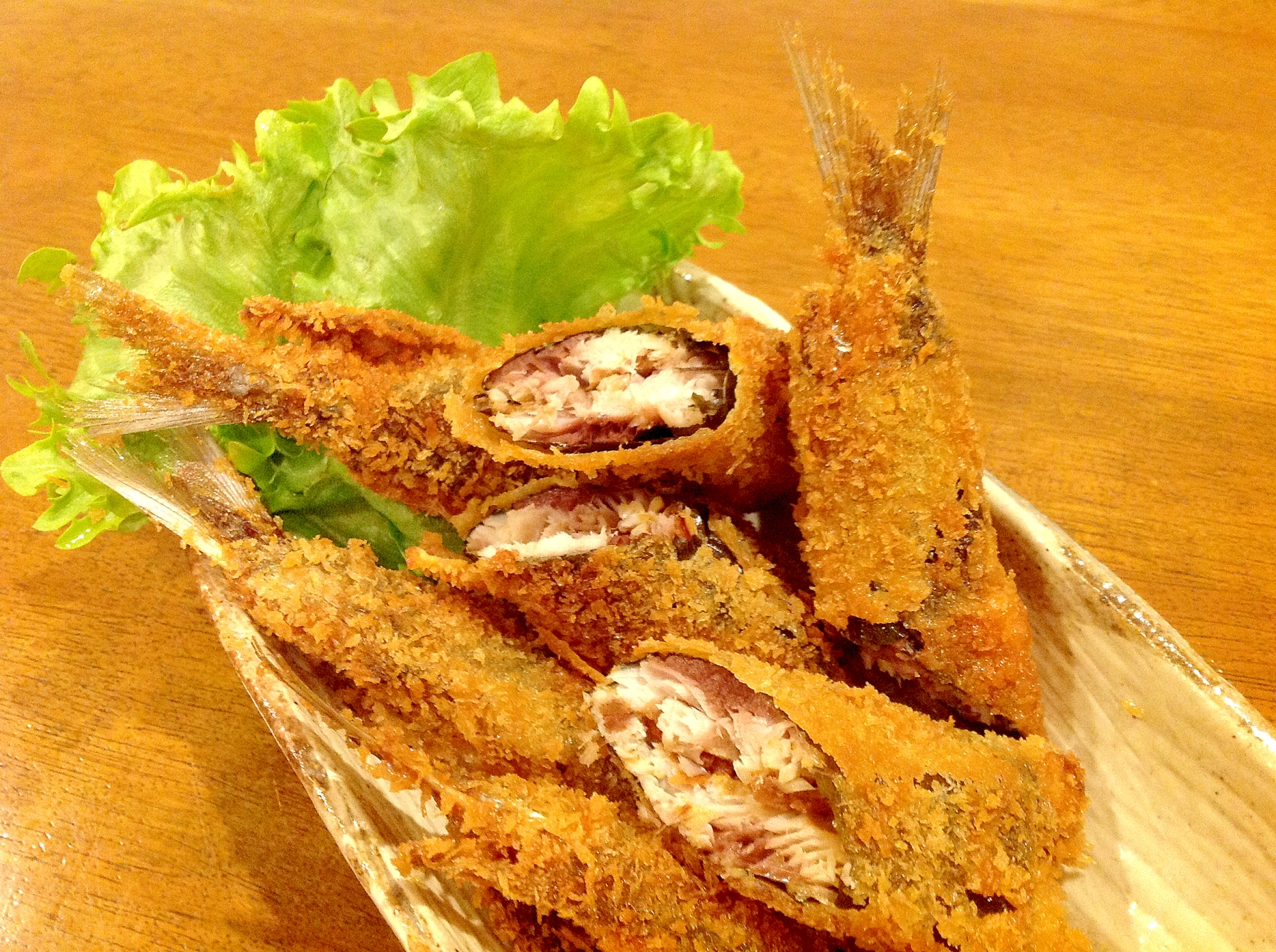 梅でサッパリ!いわしフライ