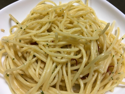 シンプル！塩コショウのパスタ