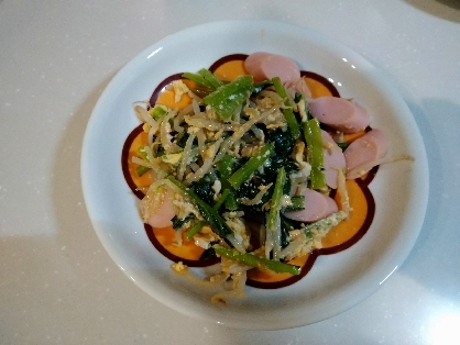 小松菜と玉子炒め