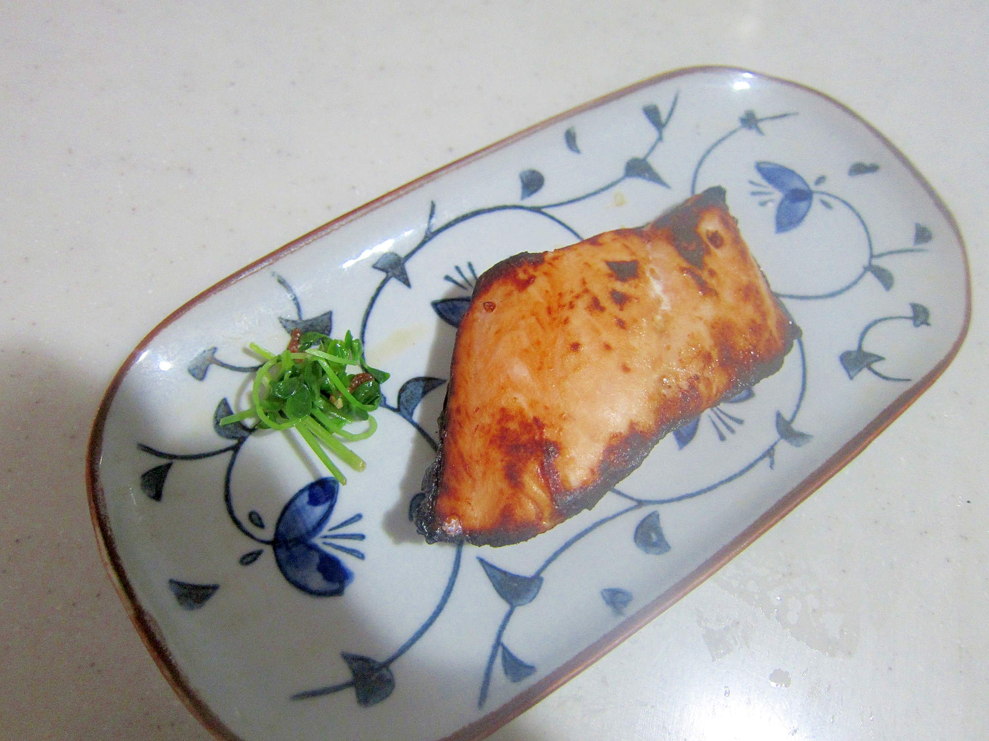 北海道白糠鮭の味醂醤油グリル