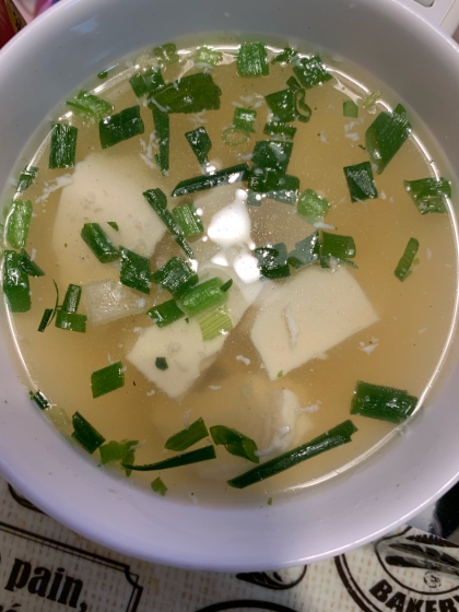 簡単めかぶの中華スープ
