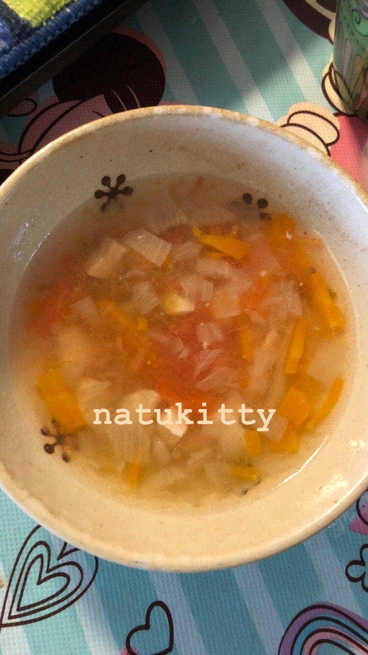 離乳食　圧力鍋で栄養満点スープ