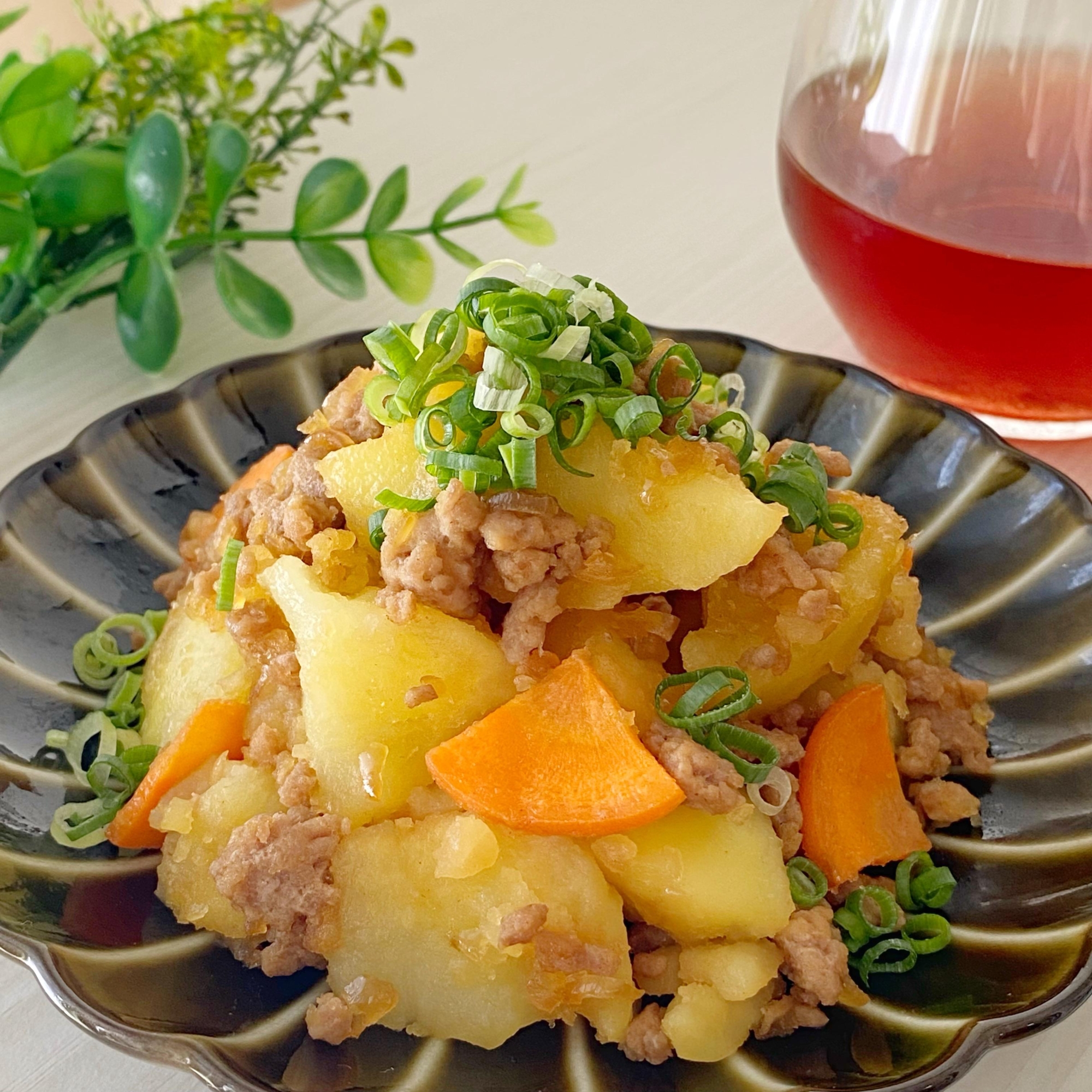 肉じゃが風ポテトサラダ