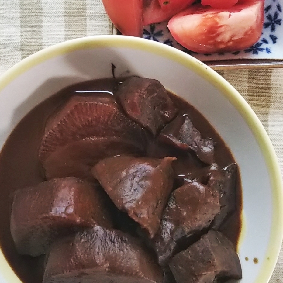 炊飯器におまかせ！大根の味噌煮