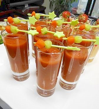 トマト缶で作る！オレンジ風味のガスパチョ