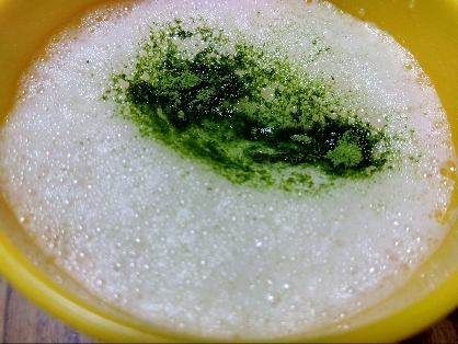 蜂蜜抹茶ヨーグルト