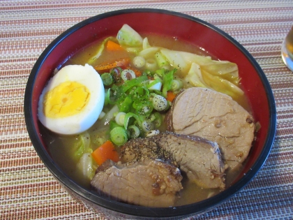 野菜たっぷり味噌ラーメン