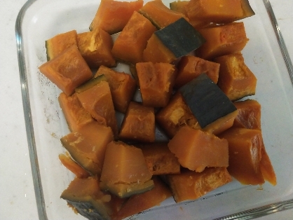 レンジで簡単！かぼちゃの本格煮物