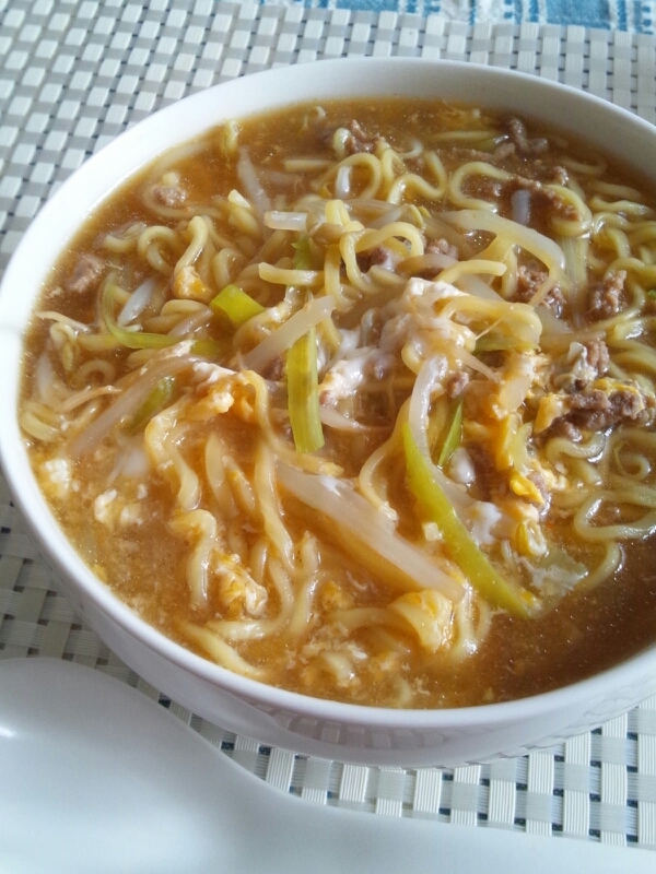 マルちゃん正麺で☆酸辣湯麺