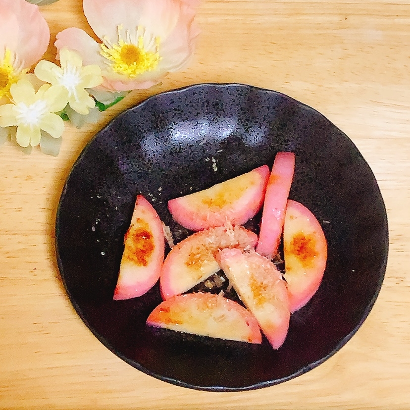 おかか♪かまぼこめんつゆ炒め