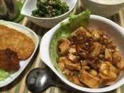 ちょっこしヘルシア ムネドリさんで麻婆豆腐 レシピ・作り方 by