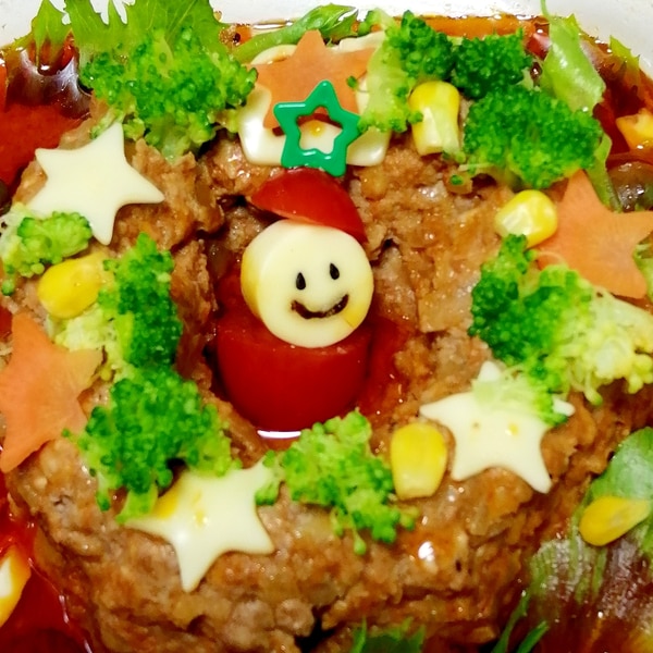レンジで簡単煮込み クリスマス リースハンバーグ レシピ 作り方 By Kikiれしぴ 楽天レシピ レンジで簡単煮込み クリスマス リースハンバーグ レシピ 作り方 By Kikiれしぴ 楽天レシピ