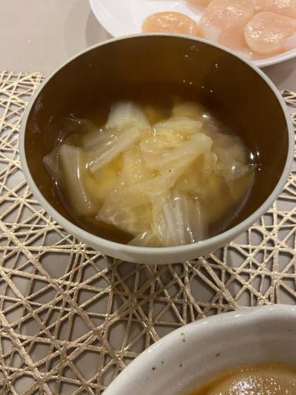 大根・にんじん・白菜の味噌汁