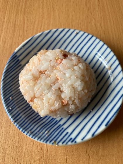 焼きたらことおかかのおにぎり