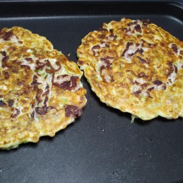白菜のお好み焼き