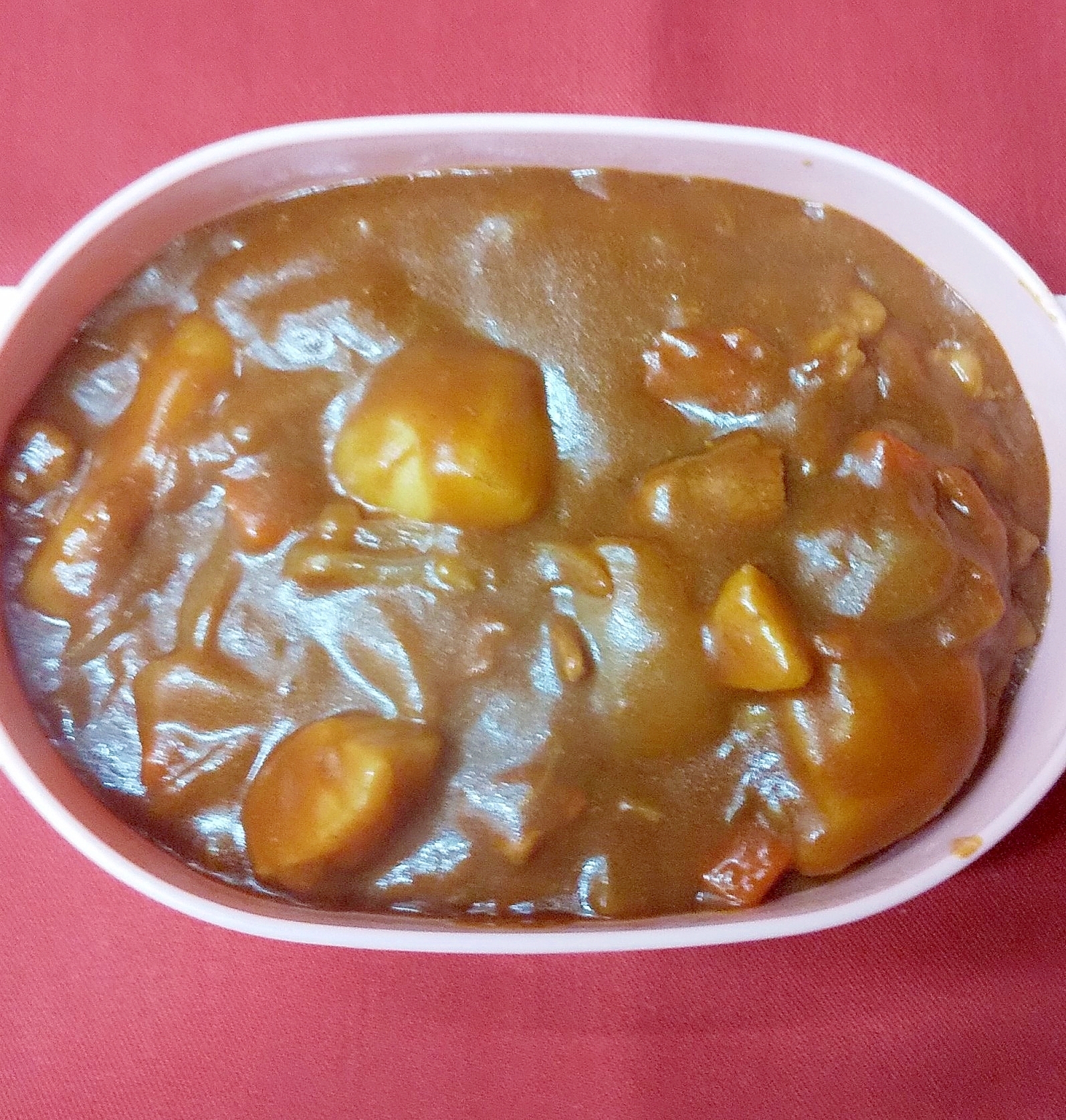 鶏肉でカレー