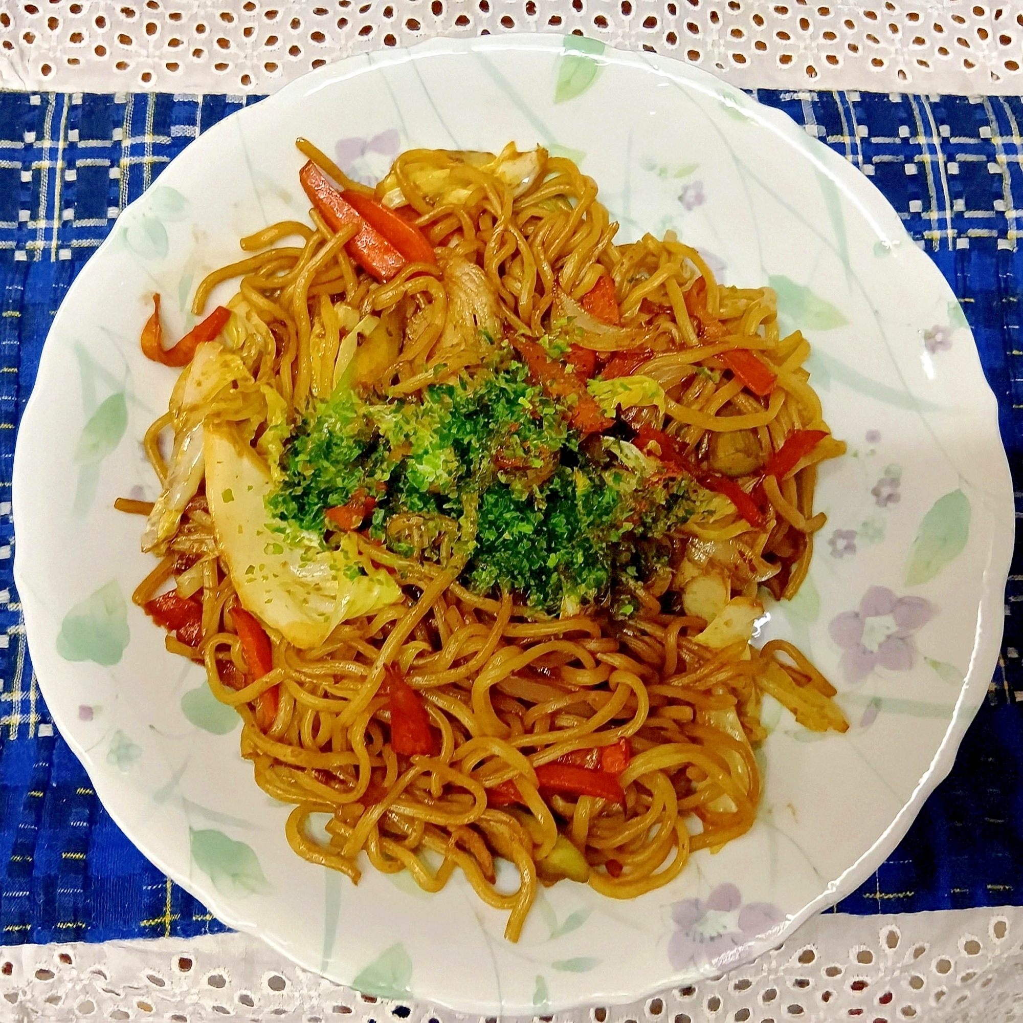 アスパラの焼きそばその2