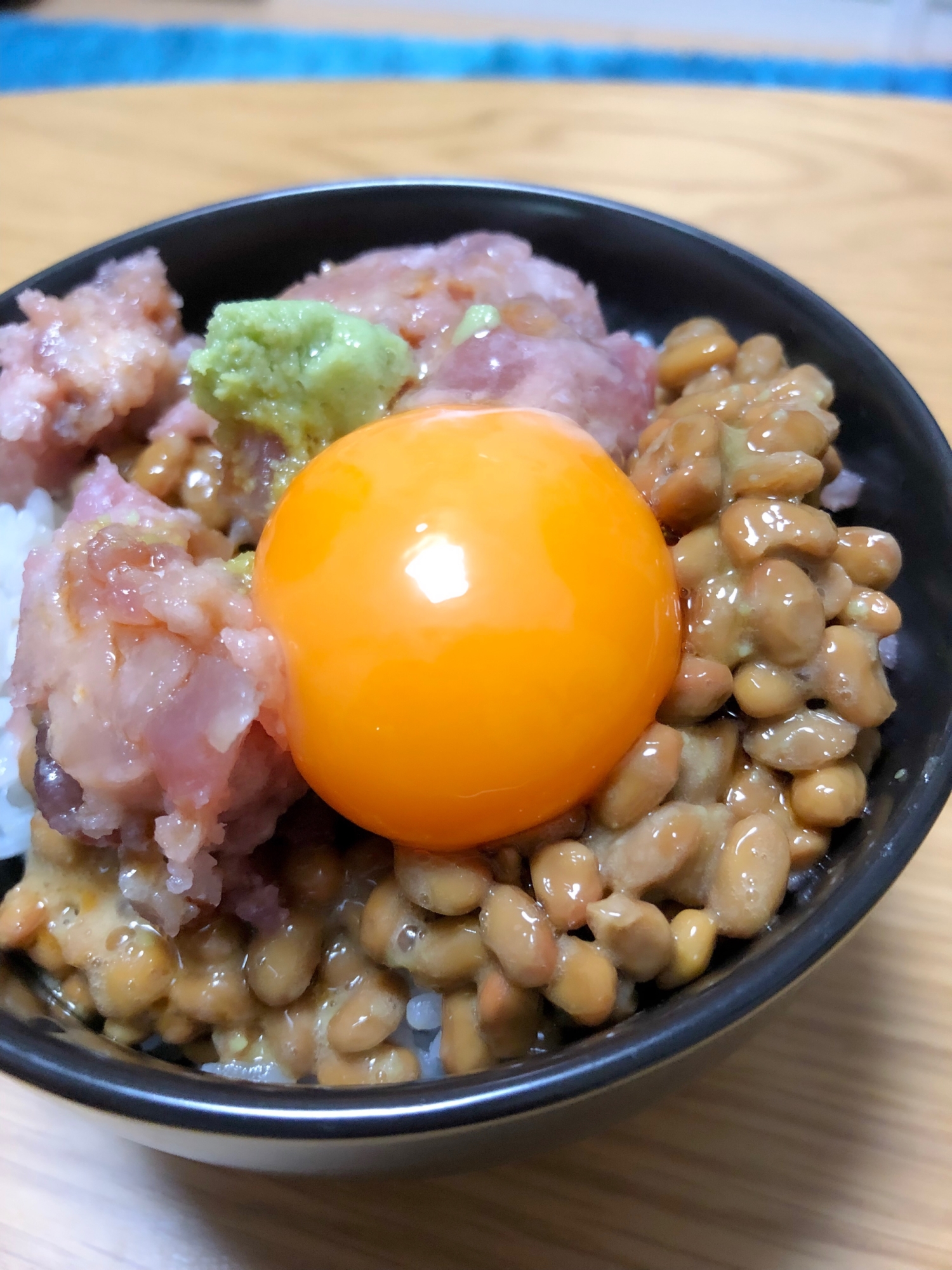 ネギトロ納豆丼